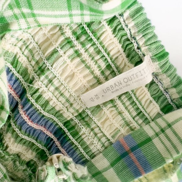 Urban Outfitters | Green Checkered Dress | Women's XS - Picture 4 of 5